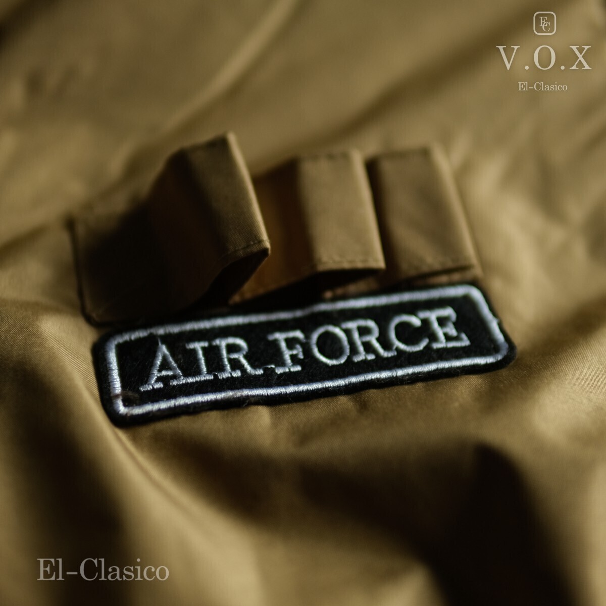 新品*米国■V.O.X■USエアフォース*ボア付き フライトジャケット MA-1 カーキ L ベージュ メンズ 秋冬 ブルゾン ミリタリー◆VOXAIR-KH-L_画像6