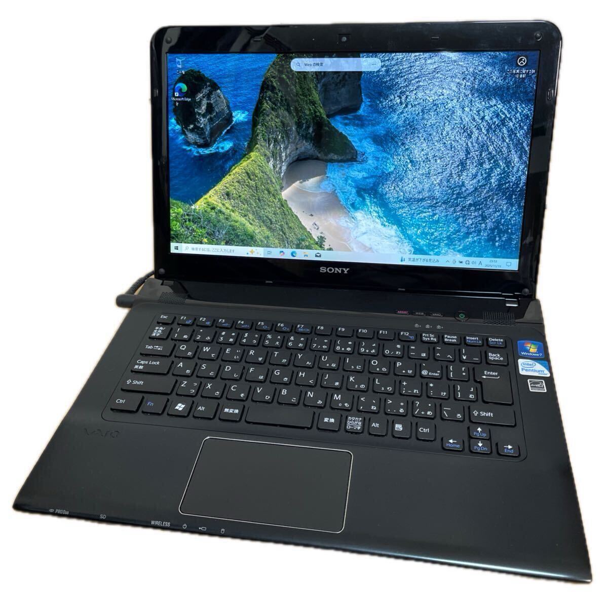 VAIO E ブラック ［SVE14119FJB］ 2012年6月発売モデル