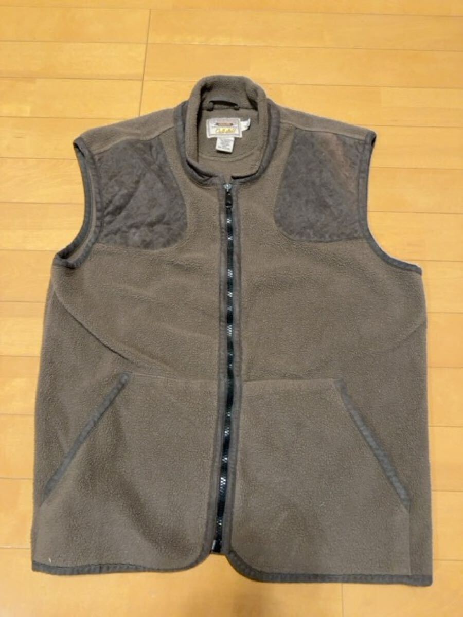 Cabela’s】ハンティング/シューティング フリースベスト: USサイズM: カベラス: 狩猟 射撃 リコイルパッド_画像1