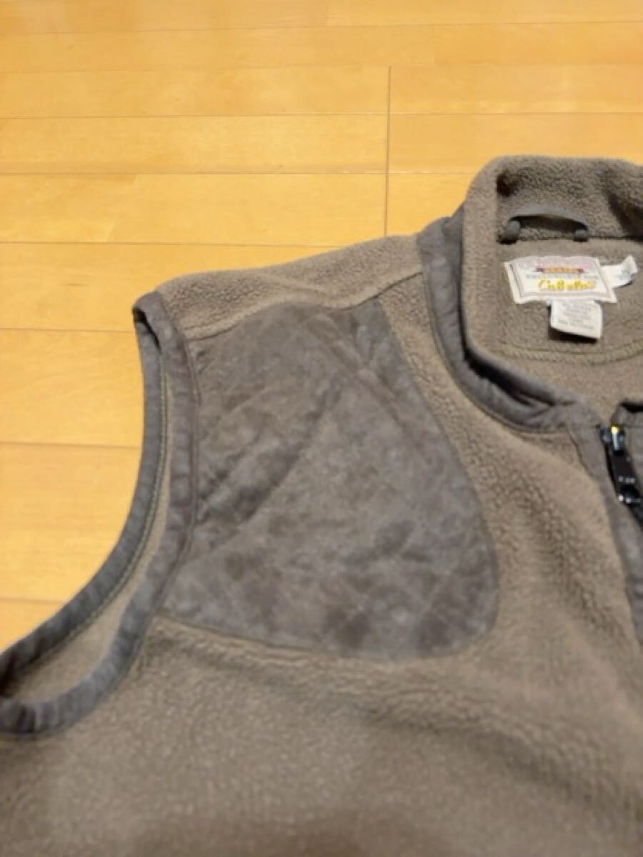 Cabela’s】ハンティング/シューティング フリースベスト: USサイズM: カベラス: 狩猟 射撃 リコイルパッド_画像3