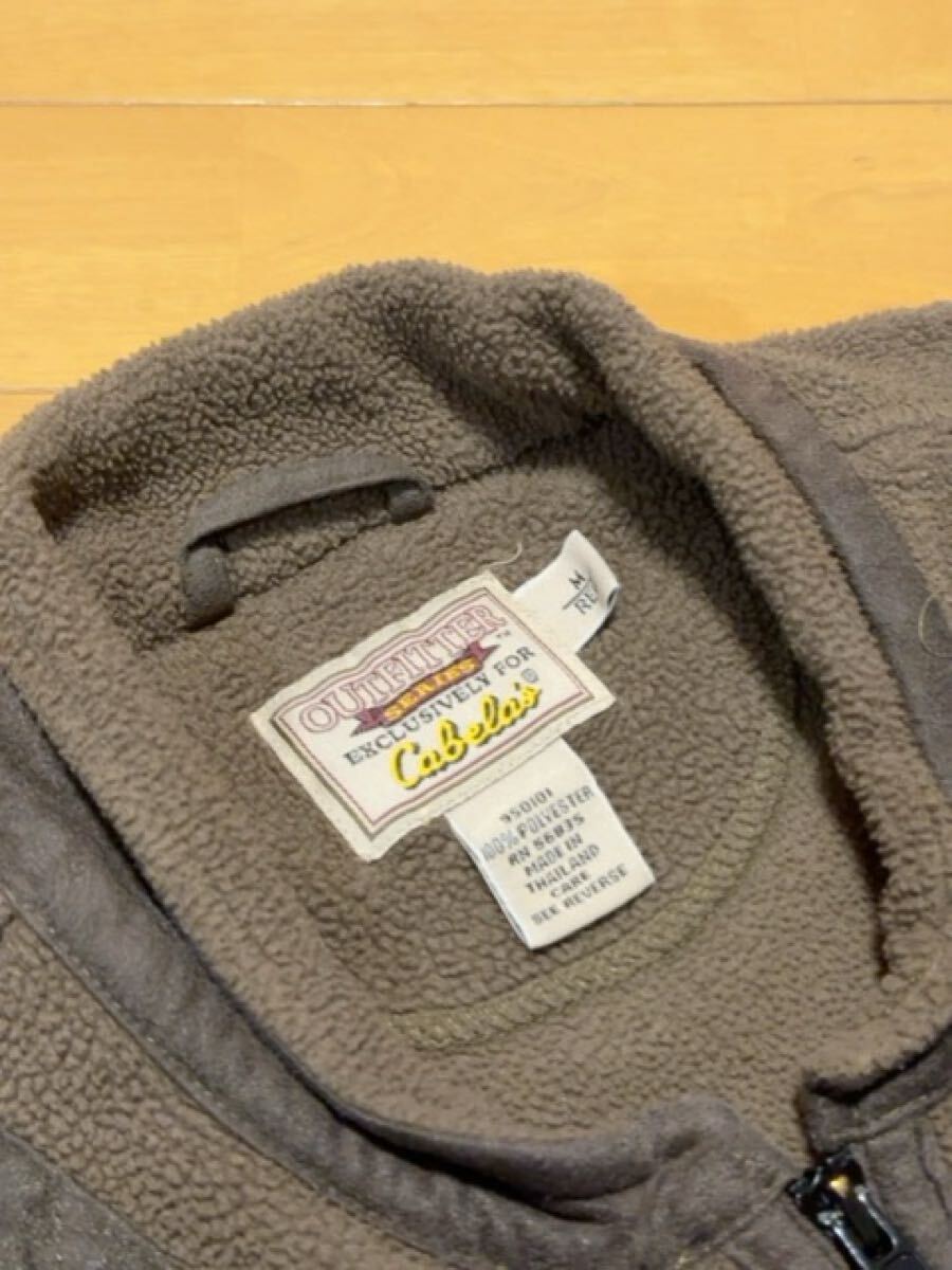 Cabela’s】ハンティング/シューティング フリースベスト: USサイズM: カベラス: 狩猟 射撃 リコイルパッド_画像5
