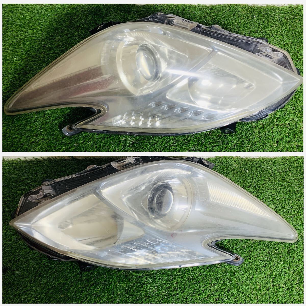 TOYOTA◆プリウス ZVW30系 ヘッドライト 左右 側◆KOITO 47-29 HCHR-730_画像1