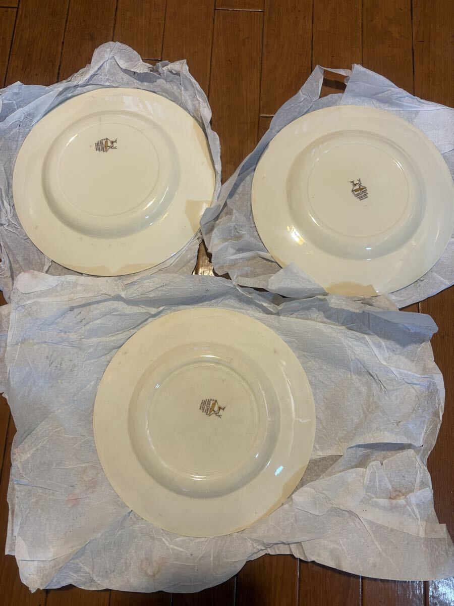 Susie cooper スージークーパー パトリシアローズ　　ピンク　約23cm プレート6枚セット _画像5