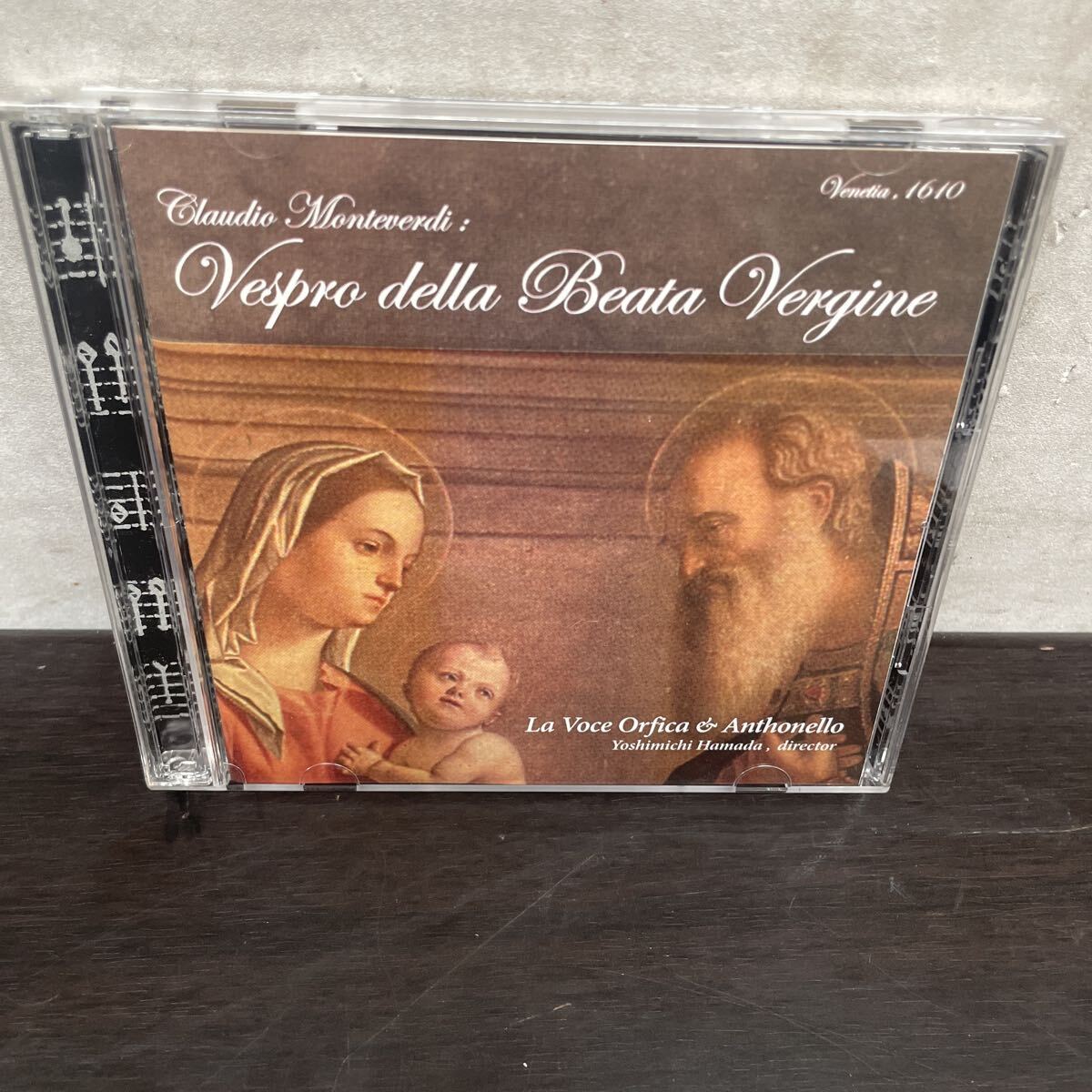 中古クラッシックCDアルバム　モンテヴェルディ/ 聖母マリアの夕べの祈り　指揮　ラ・ヴォーチェ・オルフィカ&アントネッロ　2CD_画像1