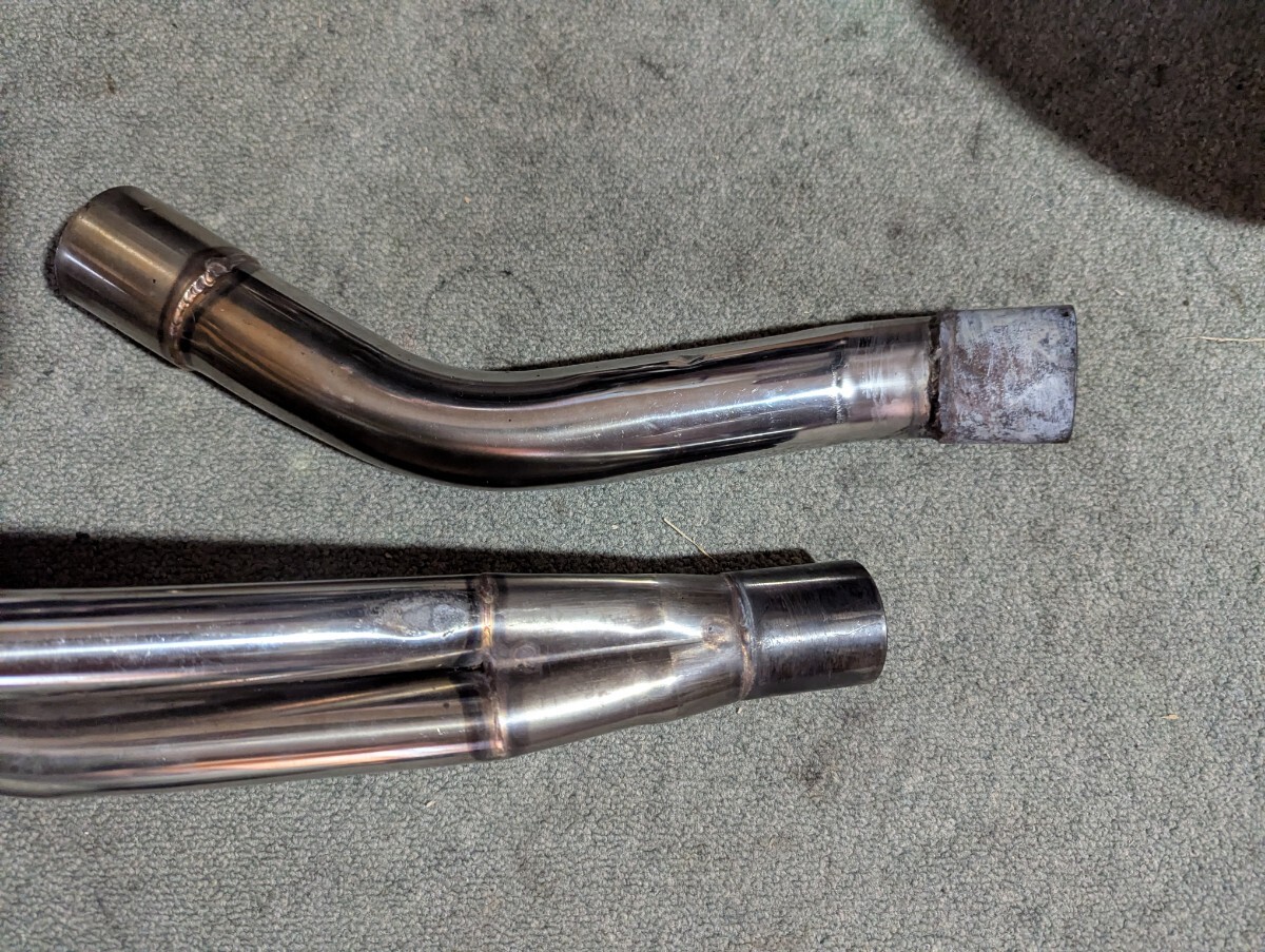 バリオス250 BARIUS250 WR'S ステンレスかち上げ エキパイ_画像8