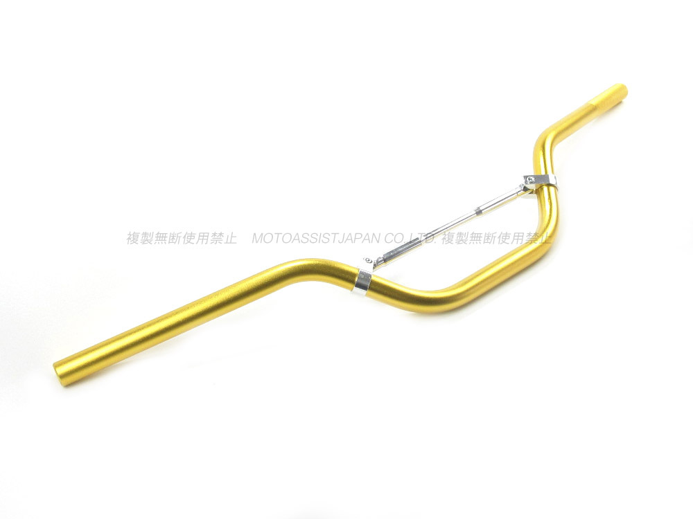 アルミハンドルバー ブレスバー付 高さ 120mm 金 ゴールド / 新品 XJR400R XJR1200 XJR1300 RZ250R RZ350R TW250 セロー トリッカー WR250_画像5