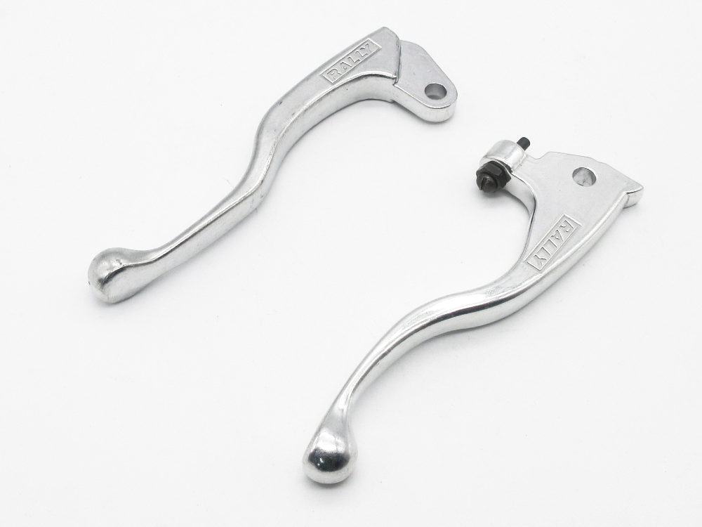 新品 RALLY ショートレバー 左右セット ブレーキレバー クラッチレバー ◆ セロー225W セローWE セロー250 全年式 トリッカー_画像3