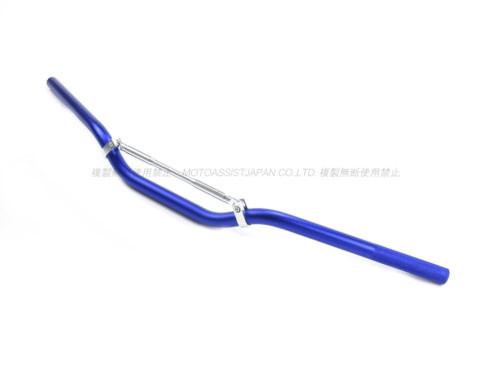 アルミハンドルバー ブレスバー付 高さ 60mm 青 ブルー / 新品 KLX125 XLR250 XR250 XR233 FTR223 Dトラッカー KLX250 DT125 CRM250_画像3