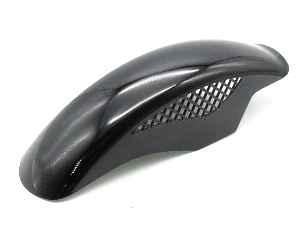 塗装済 BEETタイプ メッシュフェンダー ブラック BK フロントフェンダー Z250FT Z400FX Z400GP GPZ400F ゼファー ZRX400 バリオス ZZR250_画像5