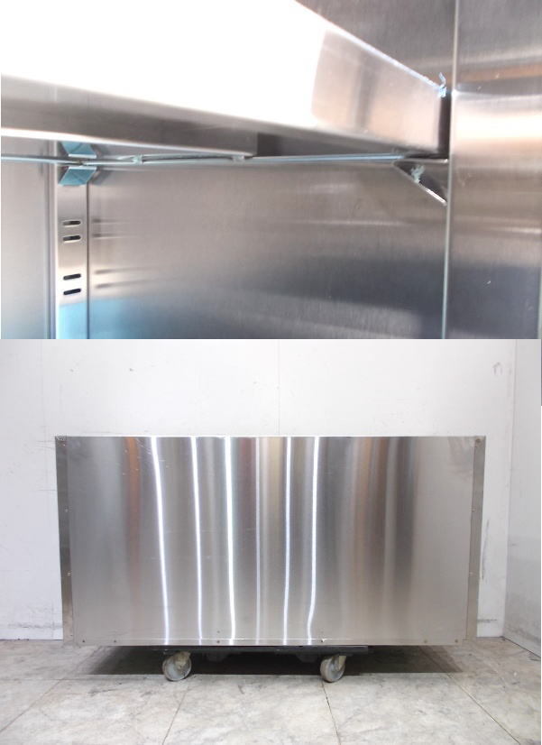 マルゼン ステンレス 吊戸棚 1200×400×600 壁棚天吊食器棚 中古厨房 /25K2802Z_画像4