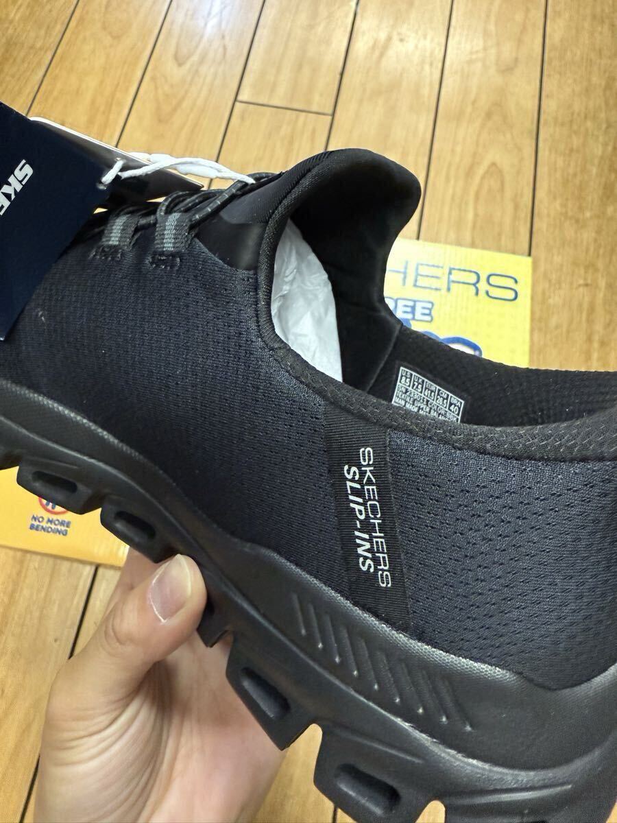 ☆新品☆SKECHERS GLIDE STEP ZEFYR スケッチャーズ グライドステップ ゼフィール ブラック スリップインズ スリッポン 紐なし スニーカー _画像5
