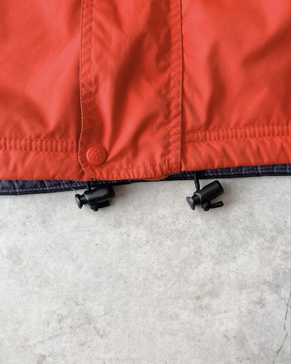90s NIKE ナイキ ACG マウンテンパーカ 中綿入り ソフトシェル レッド ブラック M_画像6
