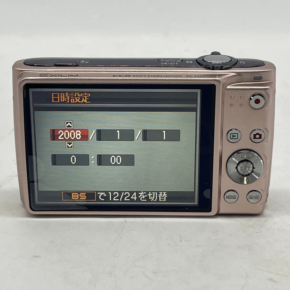 * CASIO EXILIM EX-Z300 Casio Exilim компактный цифровой фотоаппарат цифровая камера розовый камера электризация подтверждено текущее состояние изображен на фотографии наклейка имеется 