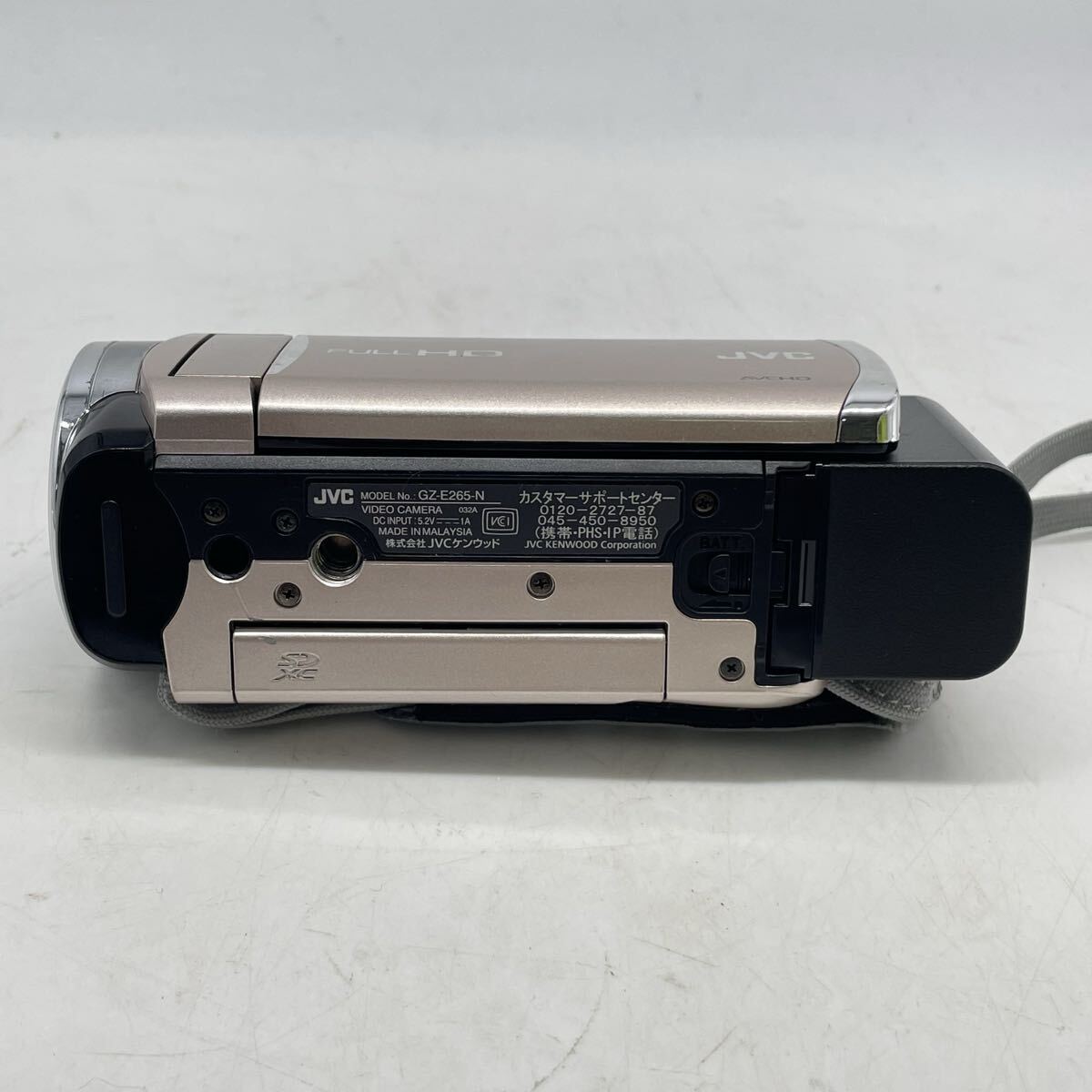 ★ JVC デジタルビデオカメラ GZ-E265-N Everio ビデオカメラ カメラ 通電確認済み 現状写真参照 箱説付き 付属品写真参照 ピンクゴールド_画像4