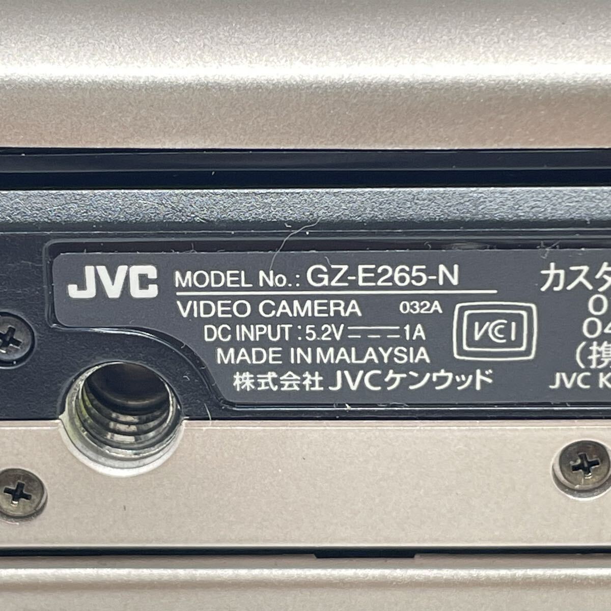 ★ JVC デジタルビデオカメラ GZ-E265-N Everio ビデオカメラ カメラ 通電確認済み 現状写真参照 箱説付き 付属品写真参照 ピンクゴールド_画像5