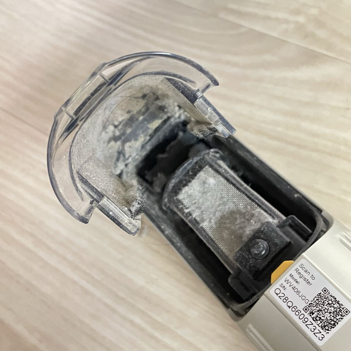 ◆ Shark シャーク 充電式ハンディクリーナー 掃除機 コードレスクリーナー コードレス クリーナー 家電 WV406JGG 通電確認済み 未清掃_画像7