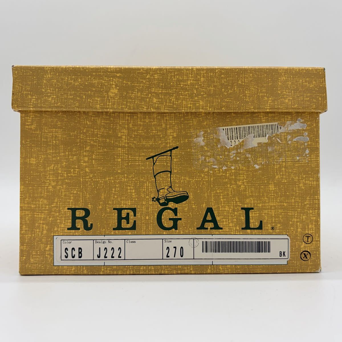 【未使用】REGAL リーガル プレーントゥ 27cm ブラック 黒 外羽根 シボ革 ビジネスシューズ 革靴_画像10