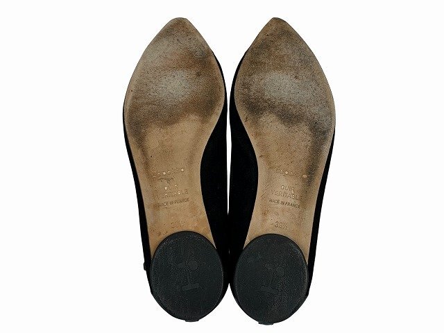 repetto / レペット フラットシューズ ストラップ エナメル スエード 定価50600 レディース サイズ : 39.5(25cm位) ブラック_画像9