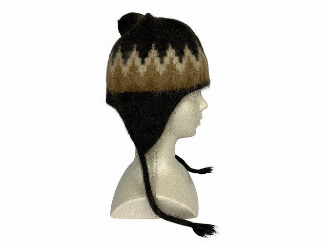 NUMBER (N)INE / ナンバーナイン アンゴラニットキャップ 02AW ジョージ期 サイズ : ONE SIZE ブラウン_画像2