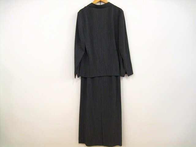 LEILIAN / レリアン スーツ セットアップ ジャケット スカート ミセス レディース サイズ : 上:9 下:7 ブラック_画像2