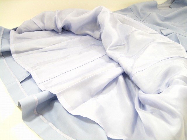 NEMIKA by Leilian/ネミカ バイ レリアン ノースリーブ ジャージ素材 ベルト付 レディース サイズ : 13 ワンピース ブルー_画像5