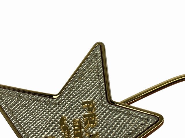 PRADA/ Prada брелок для ключа очарование Star звезда форма Gold 