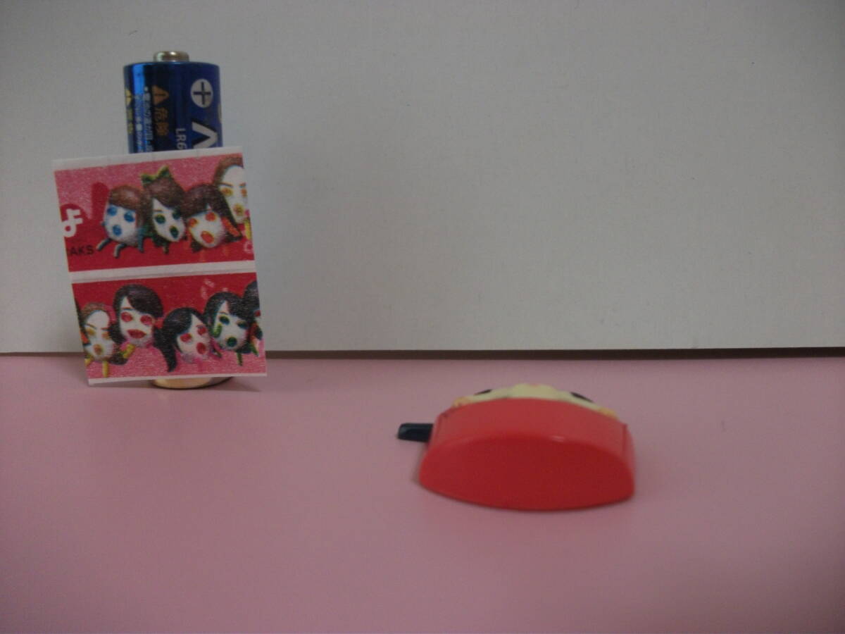 とっとこハム太郎 かぶるくん マスコット キャラクター ミニチュア フィギュア マグネット 磁石 オブジェ コレクション ディスプレイ レア_画像4