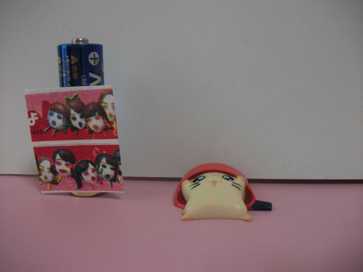 とっとこハム太郎 かぶるくん マスコット キャラクター ミニチュア フィギュア マグネット 磁石 オブジェ コレクション ディスプレイ レア_画像2