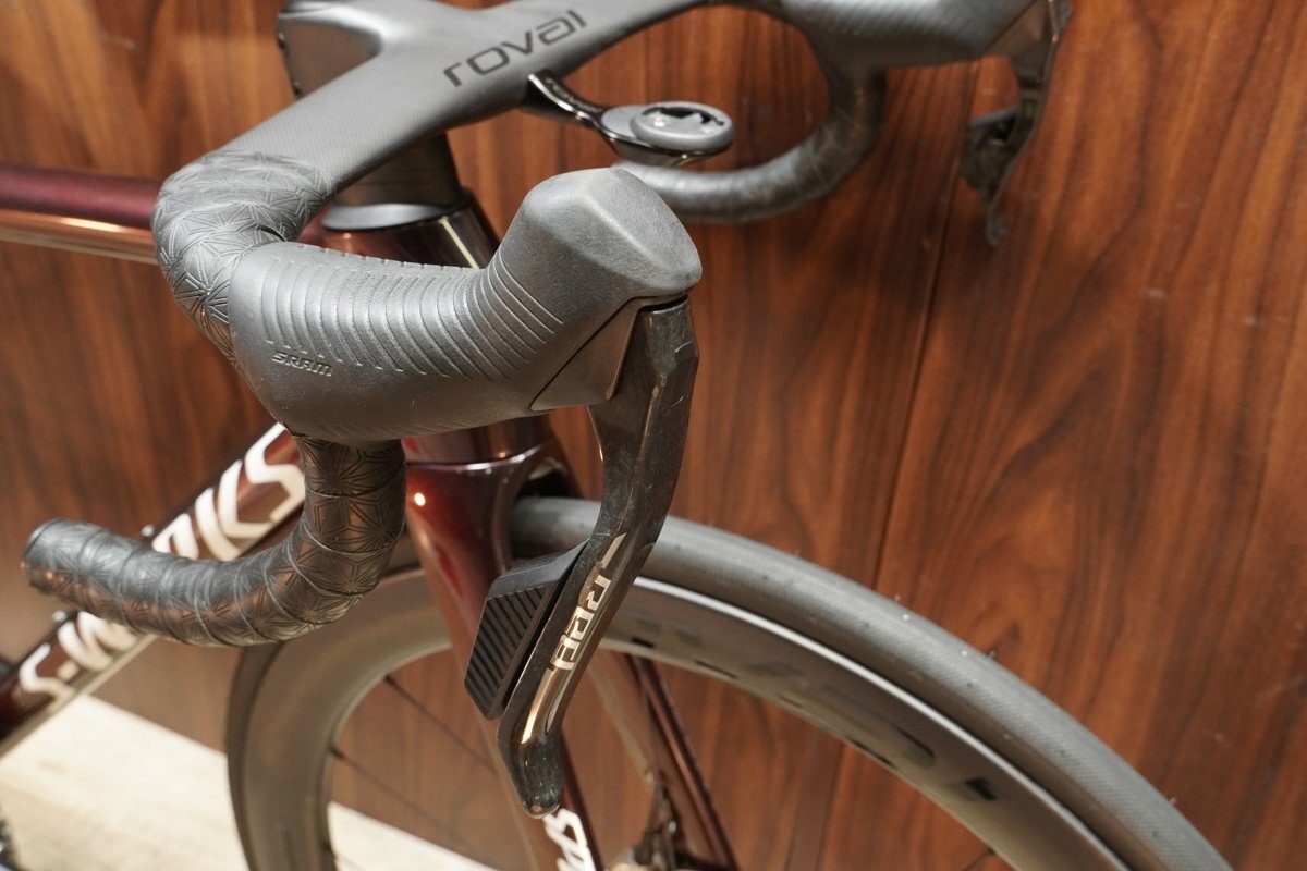 パワメ付!!■S-WORKS TARMAC SL8 エスワークス SRAM RED AXS E1 2X12S ROVAL RAPIDE CLX2 サイズ49 2024年モデル 美品_画像8