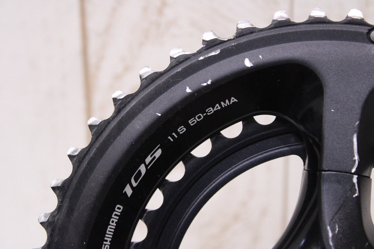 ★SHIMANO シマノ 5800 105 2x11s 機械式変速/ブレーキ グループセット 165mm 50/34T_画像3