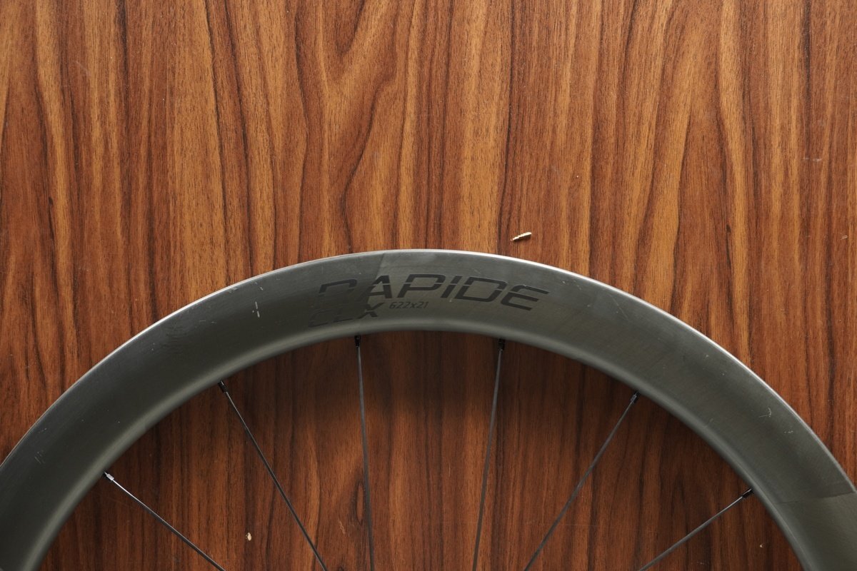 ○ROVAL ロヴァール RAPIDE CLX 1 DISC クリンチャー カーボンホイール フロントのみ_画像6