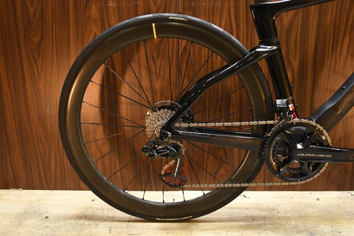 ビッグプーリー!!■PINARELLO ピナレロ DOGMA F DISK フルカーボン SHIMANO DURA-ACE R9270 Di2 2X12S サイズ46.5 2022年モデル 超美品_画像5