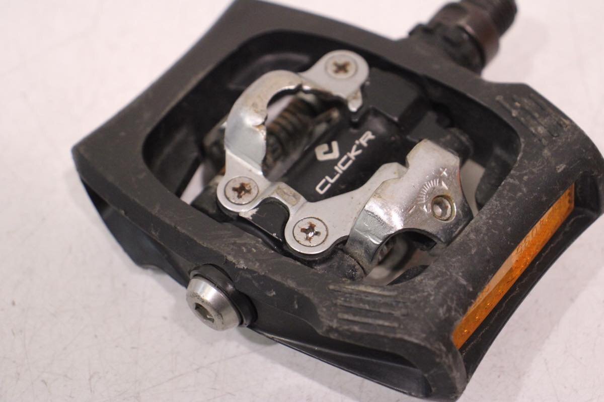 ●SHIMANO シマノ PD-T400 CLICK'R 両面SPD ビンディングペダル_画像5