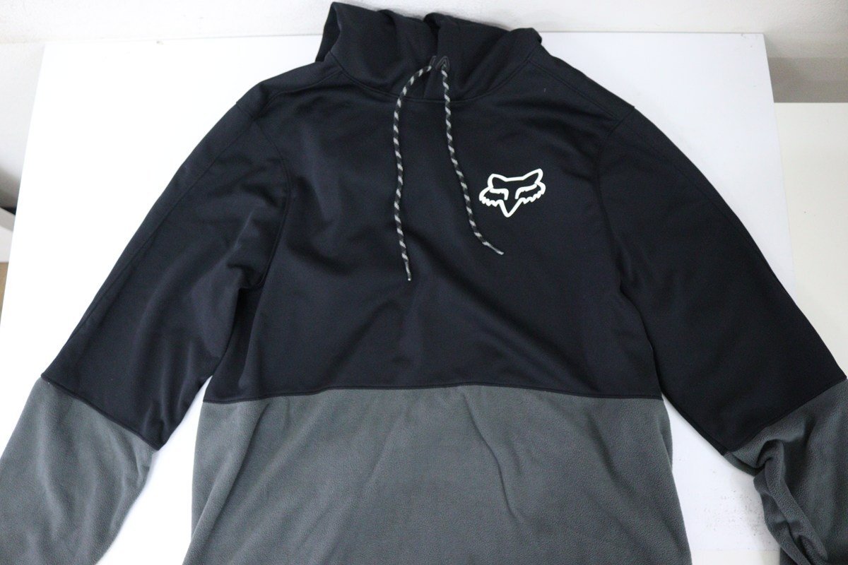 ★FOX フォックス RANGER ハーフジップ フーディ Lサイズ 美品_画像1