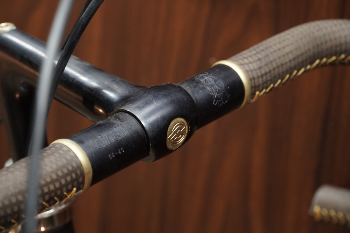 ■Cinelli SUPER CORSA チネリ CAMPAGNOLO SUPERRecord 2X6S Campagnolo Record HUB AMBROSIO RIM サイズ50 1990年代年モデル 美品_画像8