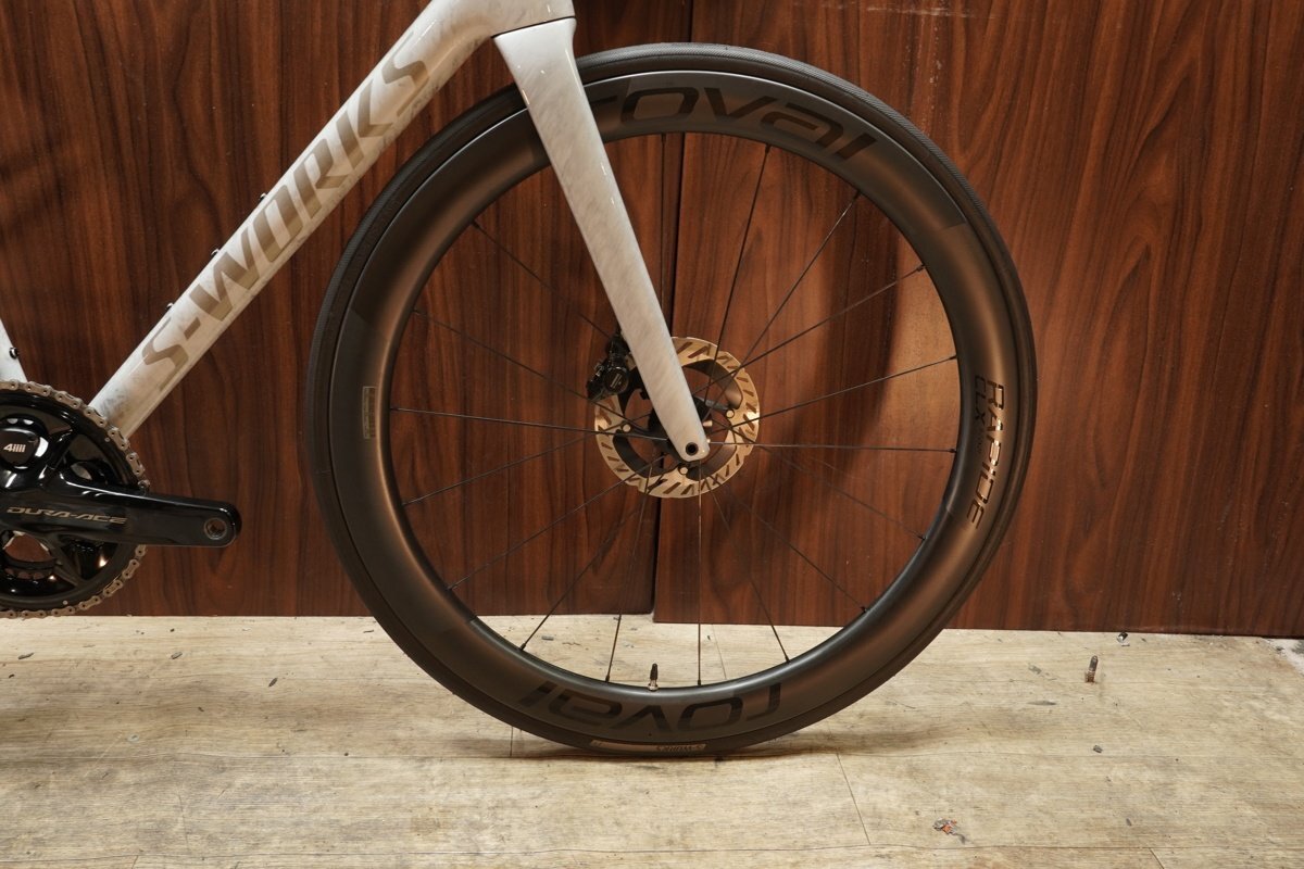 パワメ付き!! ■S-WORKS TARMAC SL8 エスワークス SHIMANO DURA-ACE R9270 Di2 2X12S ROVAL RAPIDE CLX 2 サイズ52 2024年モデル 超美品_画像7