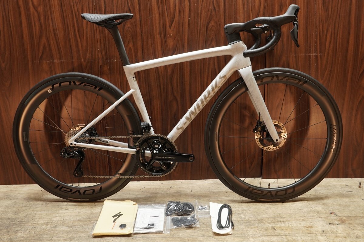 パワメ付き!! ■S-WORKS TARMAC SL8 エスワークス SHIMANO DURA-ACE R9270 Di2 2X12S ROVAL RAPIDE CLX 2 サイズ52 2024年モデル 超美品_画像1