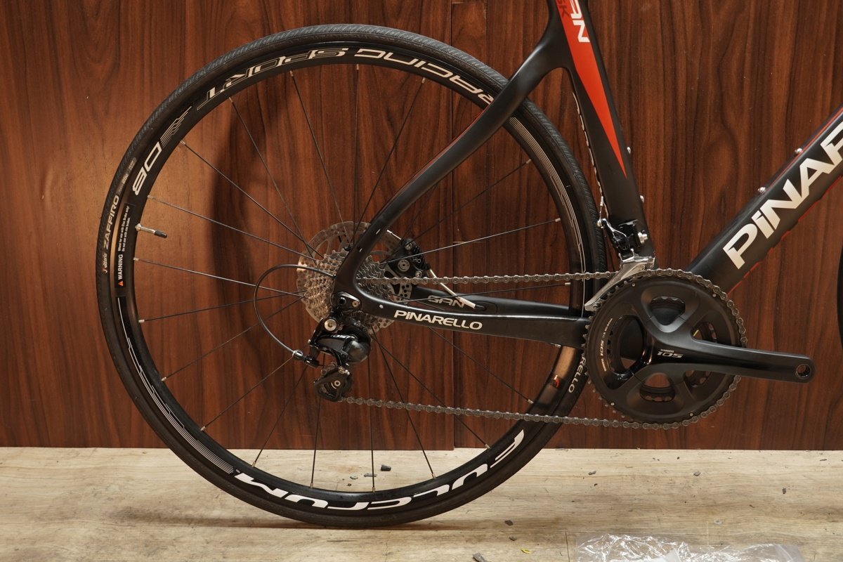 ■PINARELLO GAN DISK ピナレロ SHIMANO 105 5800 2X11S Fulcrum Racing Sport サイズ515 2017年モデル 美品_画像5