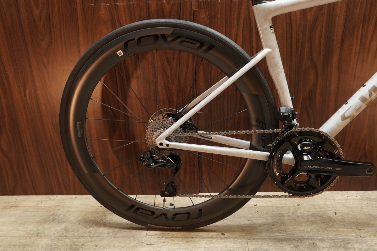 パワメ付き!! ■S-WORKS TARMAC SL8 エスワークス SHIMANO DURA-ACE R9270 Di2 2X12S ROVAL RAPIDE CLX 2 サイズ52 2024年モデル 超美品_画像8
