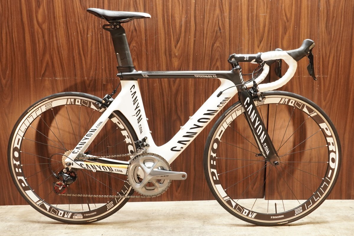 TTバイク■CANYON SPEEDMAX CF F10 キャニオン SHIMANO 105 5800 MIX 2X11S サイズS 2011年前後_画像1