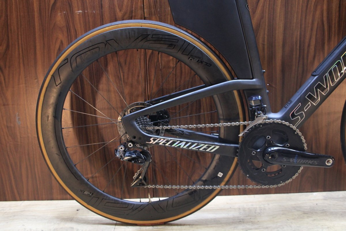 パワメ付!!■■S-Works エスワークス Shiv Disc SHIMANO DURA-ACE R9170 Di2 MIX 2X11S ROVAL RAPIDE CLX 64 サイズS 2020年モデル 美品_画像5