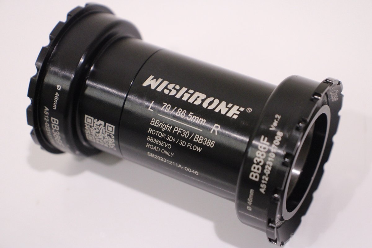 ●WiSHBONE ウィッシュボーン BB386F BB ボトムブラケット BB386/BBright PF30 超美品_画像1