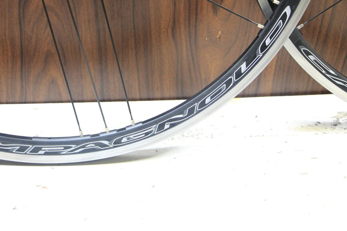 ○Campagnolo カンパニョーロ ZONDA C17 RIM シマノフリー 11/12s対応 クリンチャー ホイールセット CULT換装申告あり_画像9