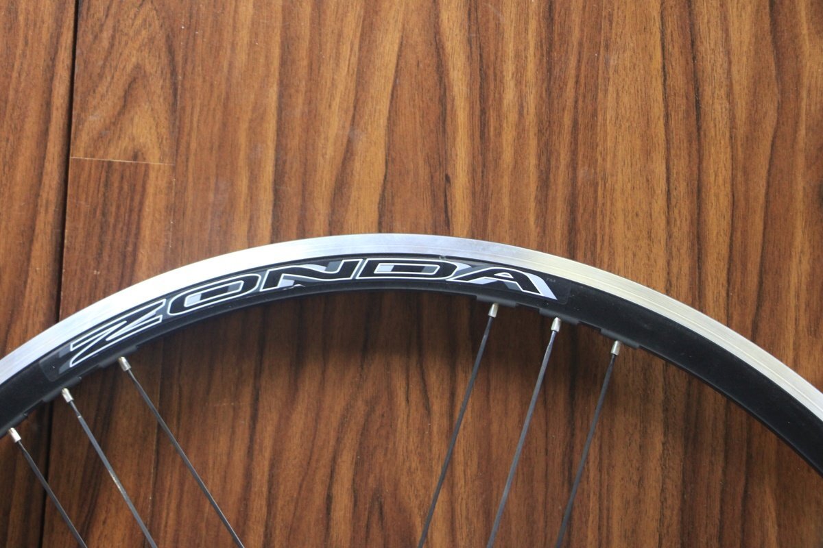 ○Campagnolo カンパニョーロ ZONDA C17 RIM シマノフリー 11/12s対応 クリンチャー ホイールセット CULT換装申告あり_画像7