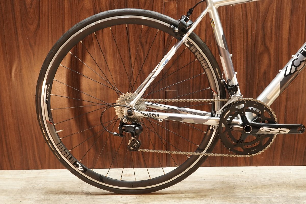 ■Cinelli EXPERIENCE SHIMANO 5800 105 SHIMANO 5800 105ハブ ALEXRIMSリム 2017年頃_画像4