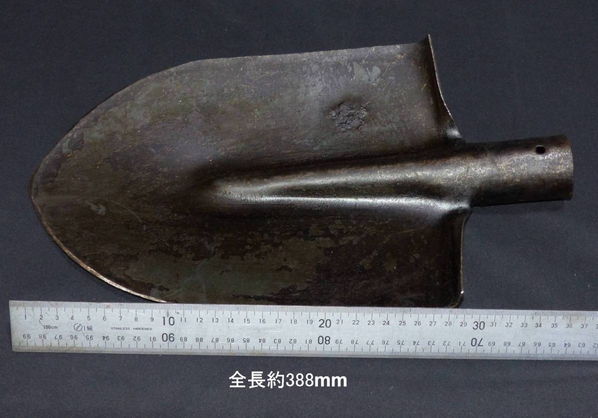 楽しい宿題付き ビンテージ ロシア軍用 大型シャベル ショベル ヘッド 未使用 錆汚れあり グリップ自作してください。can_画像2