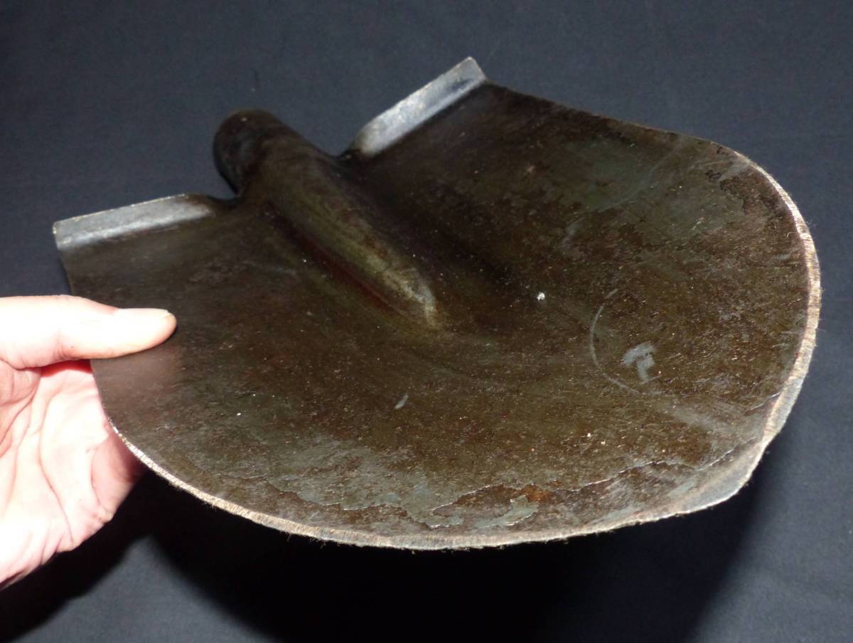 楽しい宿題付き ビンテージ ロシア軍用 大型シャベル ショベル ヘッド 未使用 錆汚れあり グリップ自作してください。can_画像9