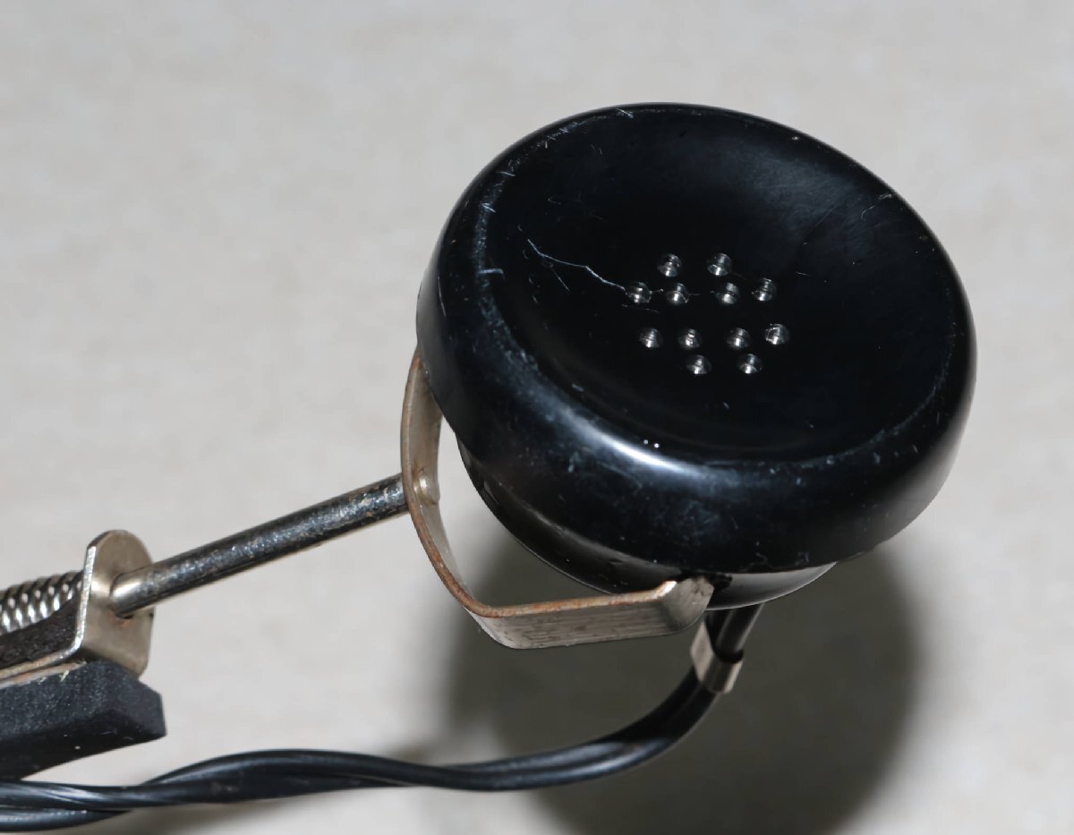 鉱石ラジオ 測定器用として アメリカ製 ビンテージ 1000Ω 片耳ヘッドホーン USED ジャンク_画像5