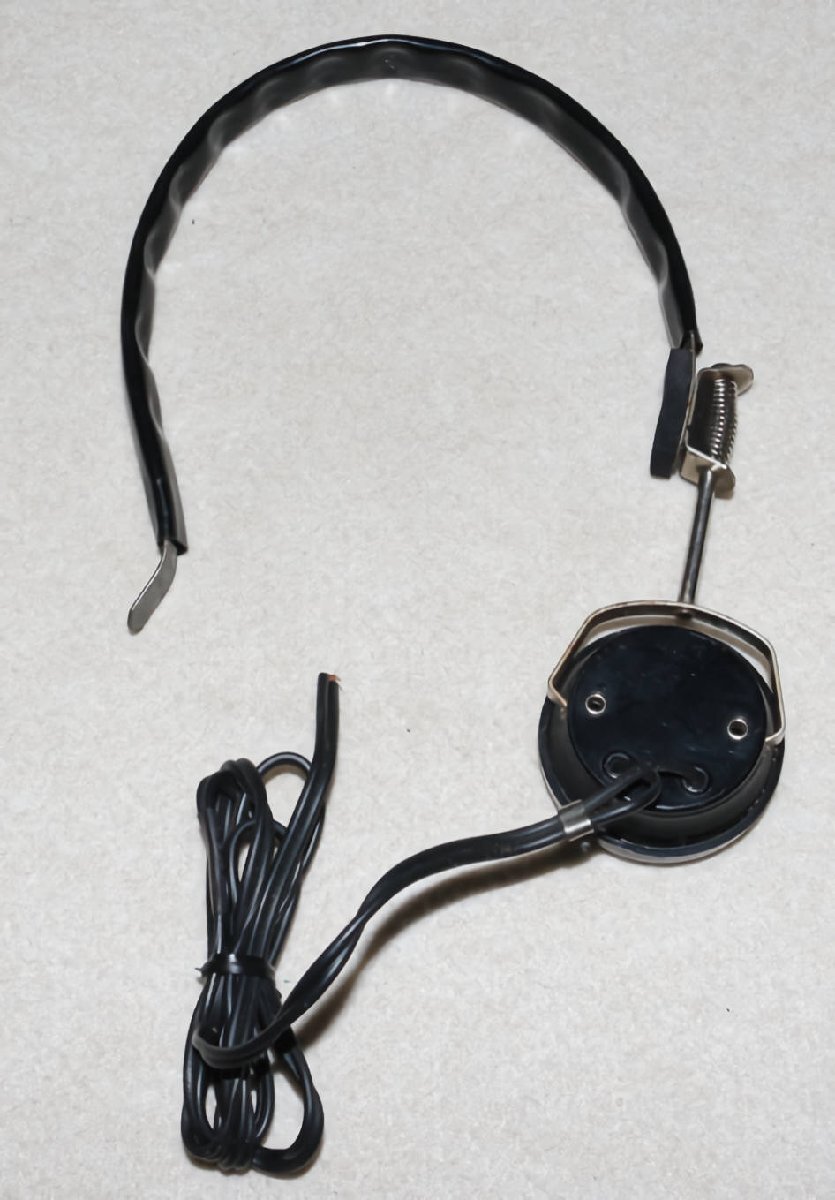 鉱石ラジオ 測定器用として アメリカ製 ビンテージ 1000Ω 片耳ヘッドホーン USED ジャンク_画像4