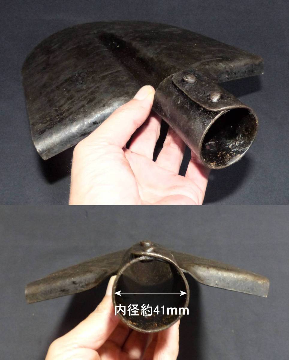 楽しい宿題付き ビンテージ ロシア軍用 大型シャベル ショベル ヘッド 未使用 錆汚れあり グリップ自作してください。can_画像3